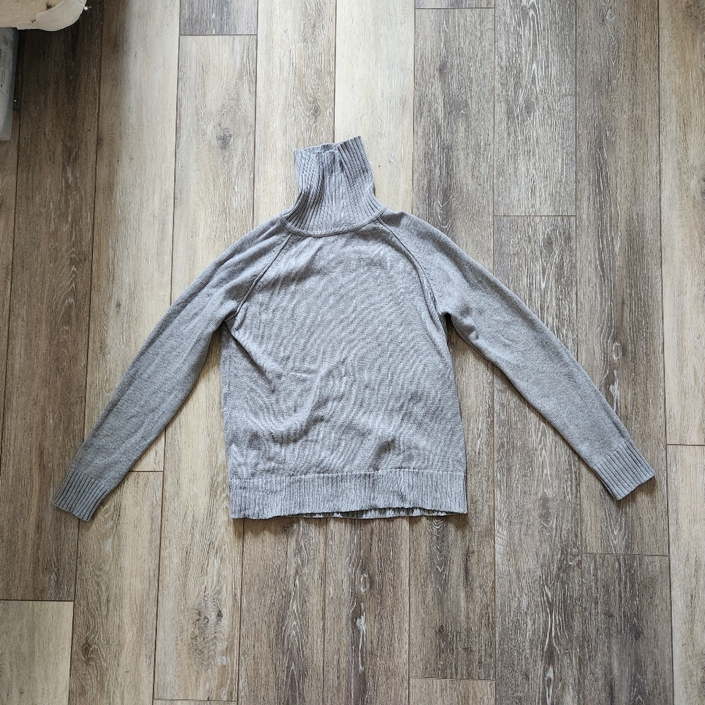 Jeanne Pierre Grey Turtleneck